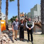 AYUNTAMIENTO DE TIJUANA ADECÚA PUENTE PEATONAL PARA USO DE BICICLETA