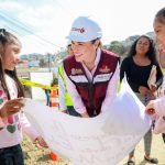 SUPERVISA GOBERNADORA MARINA DEL PILAR AVANCE DE OBRA PARA LLEVAR AGUA POTABLE EN COLONIA EL MONTE